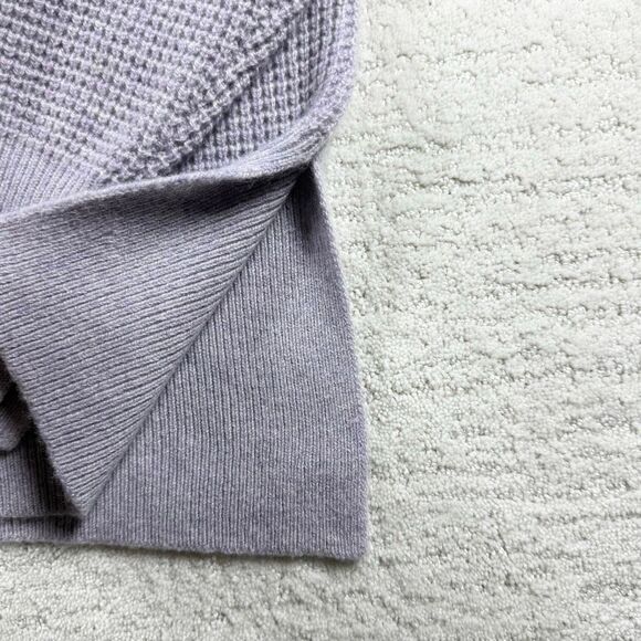Everlane Heathered Lavender Cashmere Split Side Sweater - US Women’s S - Picture 4 of 10